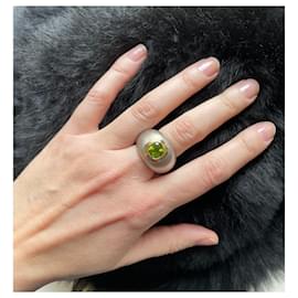 Autre Marque-Rings-Silvery,Golden,Green