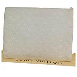 Louis Vuitton-Pochette Louis Vuitton A4-Bianco