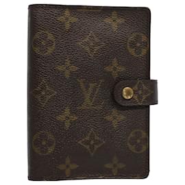 Louis Vuitton-LOUIS VUITTON Monogram Agenda PM Day Planner Cover R20005 LV Aut 56799-Monogramma