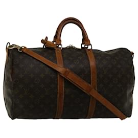 Louis Vuitton-Louis Vuitton Monogram Keepall Bandouliere 50 Boston Bag M.41416 LV Auth 57710-Monogramm