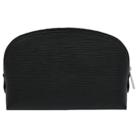 Louis Vuitton-LOUIS VUITTON Epi Pochette Cosmetic PM Pochette Cosmétique Noir M41348 Auth yk9179-Noir