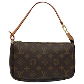 Louis Vuitton-LOUIS VUITTON Monogramm Pochette Accessoires Tasche M.51980 LV Auth yk8854-Monogramm