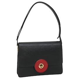 Louis Vuitton-LOUIS VUITTON Epi Free Run Shoulder Bag Red Black M52417 LV Auth 56485-Black,Red