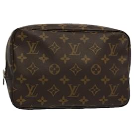 Louis Vuitton-Louis Vuitton Monogram Trousse Toilette 23 Bolsa de Embreagem M47524 LV Auth am5129-Monograma