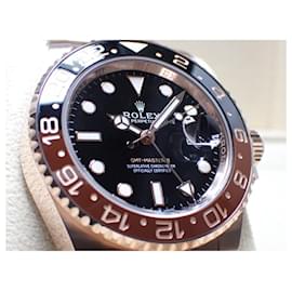 Rolex-ROLEX GMT Master II black/ brown 18kpg 126715CHNR Mens-Black