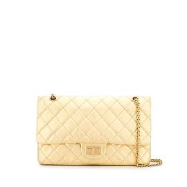 Chanel 2.55 Sac géant doré Doré