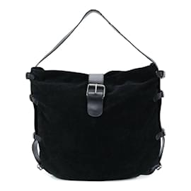 Dolce & Gabbana-Dolce & Gabbana Bolso tote de ante negro-Negro