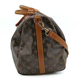 Louis Vuitton-Louis Vuitton Louis Vuitton Keepall 50 bandoulier monogram travel bag-Brown