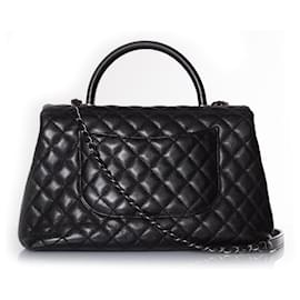 Autre Marque-Chanel, Coco Top Handle Bag-Black