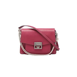 Givenchy-Pebbled Crossbody Bag-Red