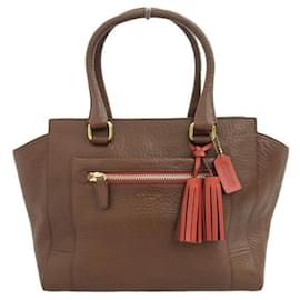 Coach-Coach Legacy Leather Candace Carryall Leather Handbag 19926 in Good condition-Brown