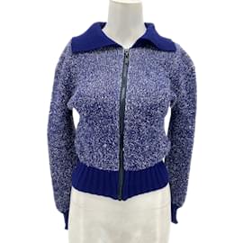 Louis Vuitton-LOUIS VUITTON  Knitwear T.fr 36 Wool-Blue