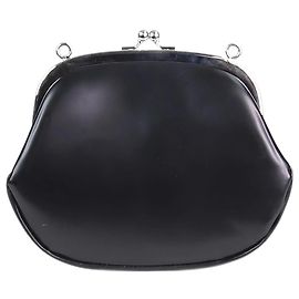 Comme Des Garcons Bolsa transversal preta com fecho Preto