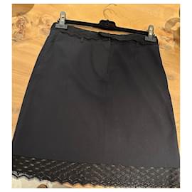 Chanel-Black skirt-Black