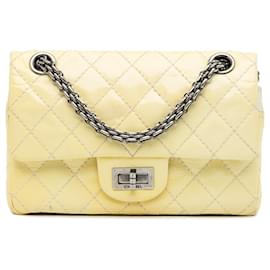 Chanel-Chanel Yellow Mini Reissue Patentklappe-Andere,Gelb