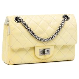 Chanel-Chanel Yellow Mini Reissue Patent Flap-Other,Yellow