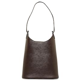 Louis Vuitton-Louis Vuitton Epi Sac Verseau Marron-Marron,Marron foncé