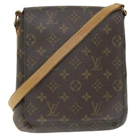 Louis Vuitton-LOUIS VUITTON Monogram Musette Salsa Long Sac À Bandoulière M51387 Auth ar LV10531b-Monogramme