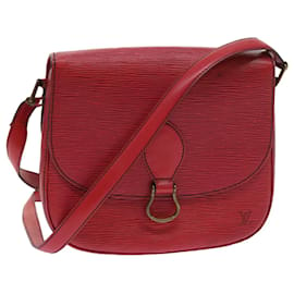 Louis Vuitton-LOUIS VUITTON Epi Saint Cloud GM Shoulder Bag Red M52197 LV Auth ar10537b-Red