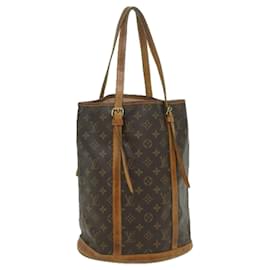 Louis Vuitton-LOUIS VUITTON Monogram Bucket GM Shoulder Bag M42236 LV Auth 56503-Monogram