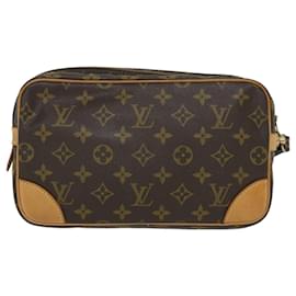 Louis Vuitton-LOUIS VUITTON Monogram Marly Dragonne GM Clutch Bag M51825 Auth LV 57439-Monogramme