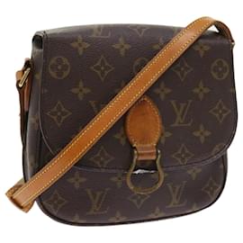 Louis Vuitton-Bolsa de ombro M LOUIS VUITTON Monogram Saint Cloud MM51243 LV Auth ar10527b-Monograma