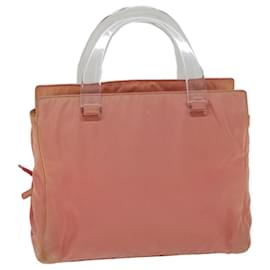 Prada-PRADA Handtasche Nylon Pink Auth cl805-Pink