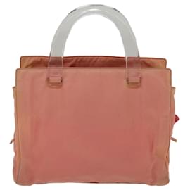 Prada-PRADA Hand Bag Nylon Pink Auth cl805-Pink