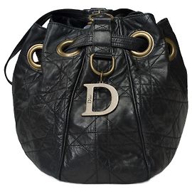Sac DIOR en Cuir Noir - 101554 Noir