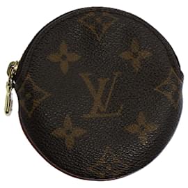 Louis Vuitton-LOUIS VUITTON Monogram Porte Monnaie Rond Coin Purse M61926 LV Auth ac2416-Monogram