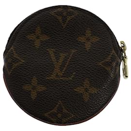 Louis Vuitton-LOUIS VUITTON Monogram Porte Monnaie Rond Porte-Monnaie M61926 LV Auth ac2416-Monogramme