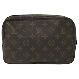 Louis Vuitton-Toilette Louis Vuitton Monogram Trousse 23 Bolso de mano M47524 Autenticación LV5131-Monograma