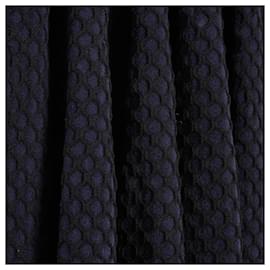Alaïa-Alaia Dress Navy Black Viscosa Skater FR36-Noir,Bleu Marine