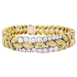 Pulsera Mauboussin vintage, Oro amarillo y diamantes.. Otro