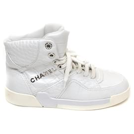 Chanel-Sneakers Chanel 38,5-Blanc