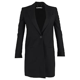 Givenchy-Manteau blazer long Givenchy en polyester noir-Noir