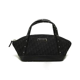 Dior-Trotter Canvas Handbag-Black