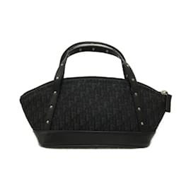 Dior-Trotter Canvas Handbag-Black