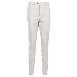 Pantalón Brunello Cucinelli Slim Fit de algodón blanco Blanco