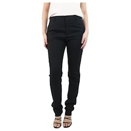 Saint Laurent-Black tailored trousers - size UK 10-Black