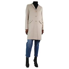 Loro Piana-Neutral cashmere lightweight coat - size IT 40-Other