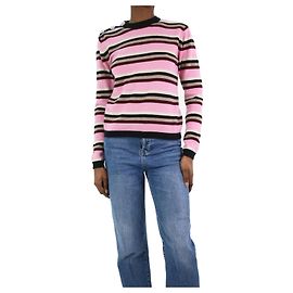 Ganni Jersey rayas rosa - talla S Rosa