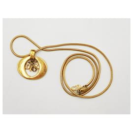 Christian Dior-Christian Dior 1980s Pendant Necklace-Golden
