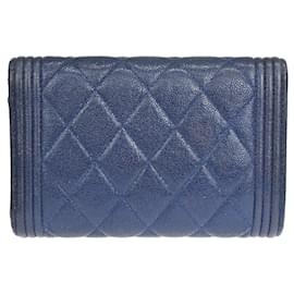 Chanel-Chanel Boy-Blu navy