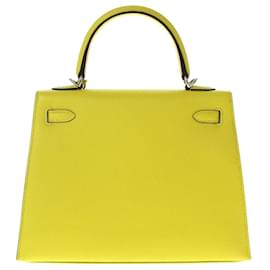 Hermès-Hermès Kelly 25-Yellow