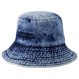 Isabel Marant-Sombrero de pescador Giorgia - Isabel Marant - Algodón - Azul claro-Azul