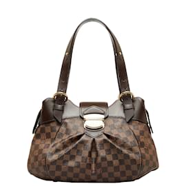 Louis Vuitton-Damier Ebene Sistina PM N41542-Brown