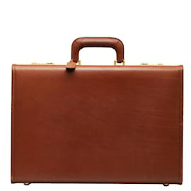 Coach-Leather Trunk Case 301-Brown