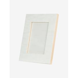 Autre Marque-Cream wooden photograph frame-Cream