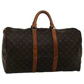 Louis Vuitton-Louis Vuitton-Monogramm Keepall 50 Boston Bag M.41426 LV Auth bs8937-Monogramm